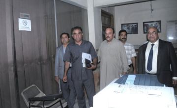 VISIT OF HEC MONITORING TEAM TO Preston University chairmanship of Mr. Riaz Hussain Qureshi, Dy. Director (QA), HEC and Mr. Shafique Abbas Juyia, Asstt. Director (R & AA) Policy dealing officer/Focal Person of HEC conducted the monitoring visit